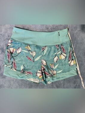 CALIA by Carrie Underwood Teal Floral Athletic Shorts
